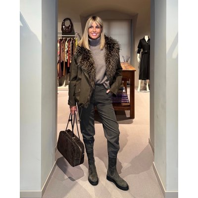 Pantalone Sigaretta Grigio PESERICO