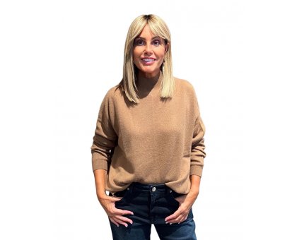 Maglia Lupetto Cacao SOLOCASCMIR