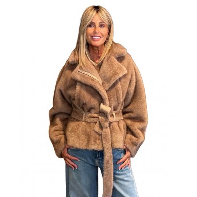 Giacca Eco Mink Biscuit VALENTINI