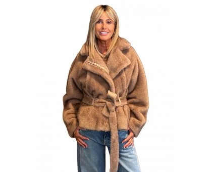 Giacca Eco Mink Biscuit VALENTINI