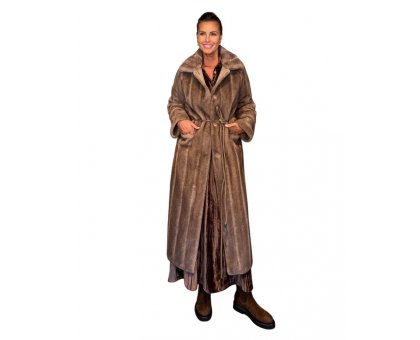 Pelliccia Eco Mink Lunga Pastel VALENTINI