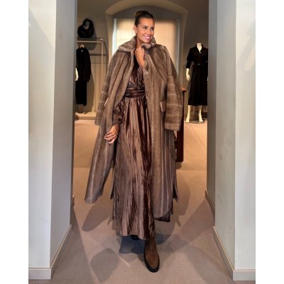 Pelliccia Eco Mink Lunga Pastel VALENTINI