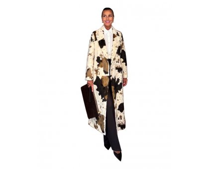 Cappotto Eco Cow Print VALENTINI