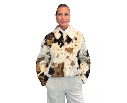 Bomber Eco Cow Print VALENTINI