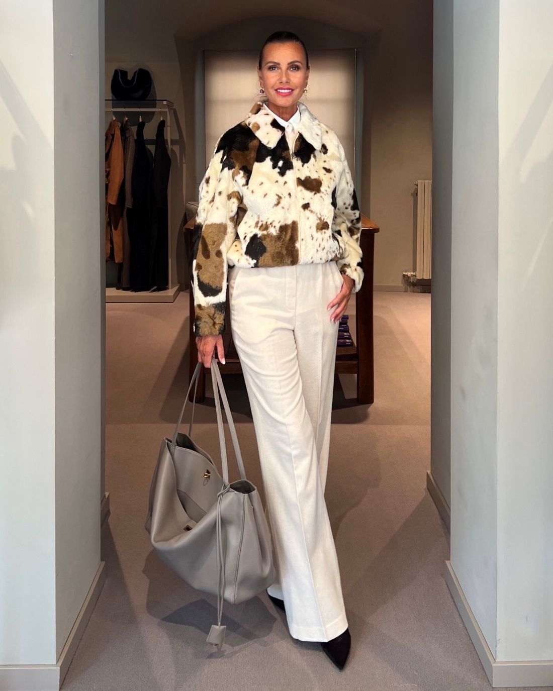 Bomber Eco Cow Print VALENTINI