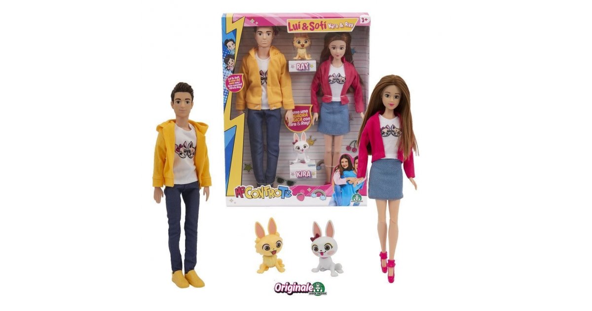 Peluche Bambole Me Contro Te Con Kira E Rei Barbie Dei Me Contro