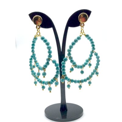 Orecchini chandelier in aulite