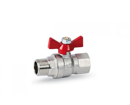 Valvola Sfera pass. Totale MF FARFALLA 1/2"
