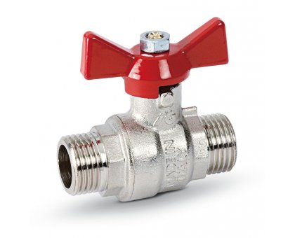Valvola Sfera pass. Totale M/M FARFALLA 3/4"