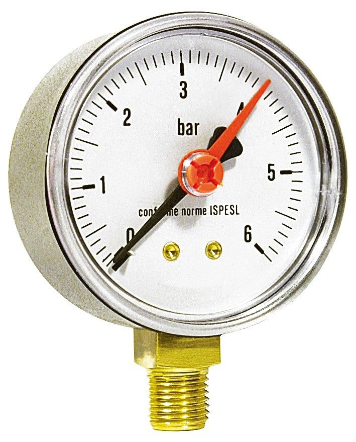 Manometro Attacco Radiale  0/10bar  1/4"