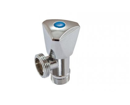 Rubinetto lavatrice con maniglia tre punte 1/2" -3/4"