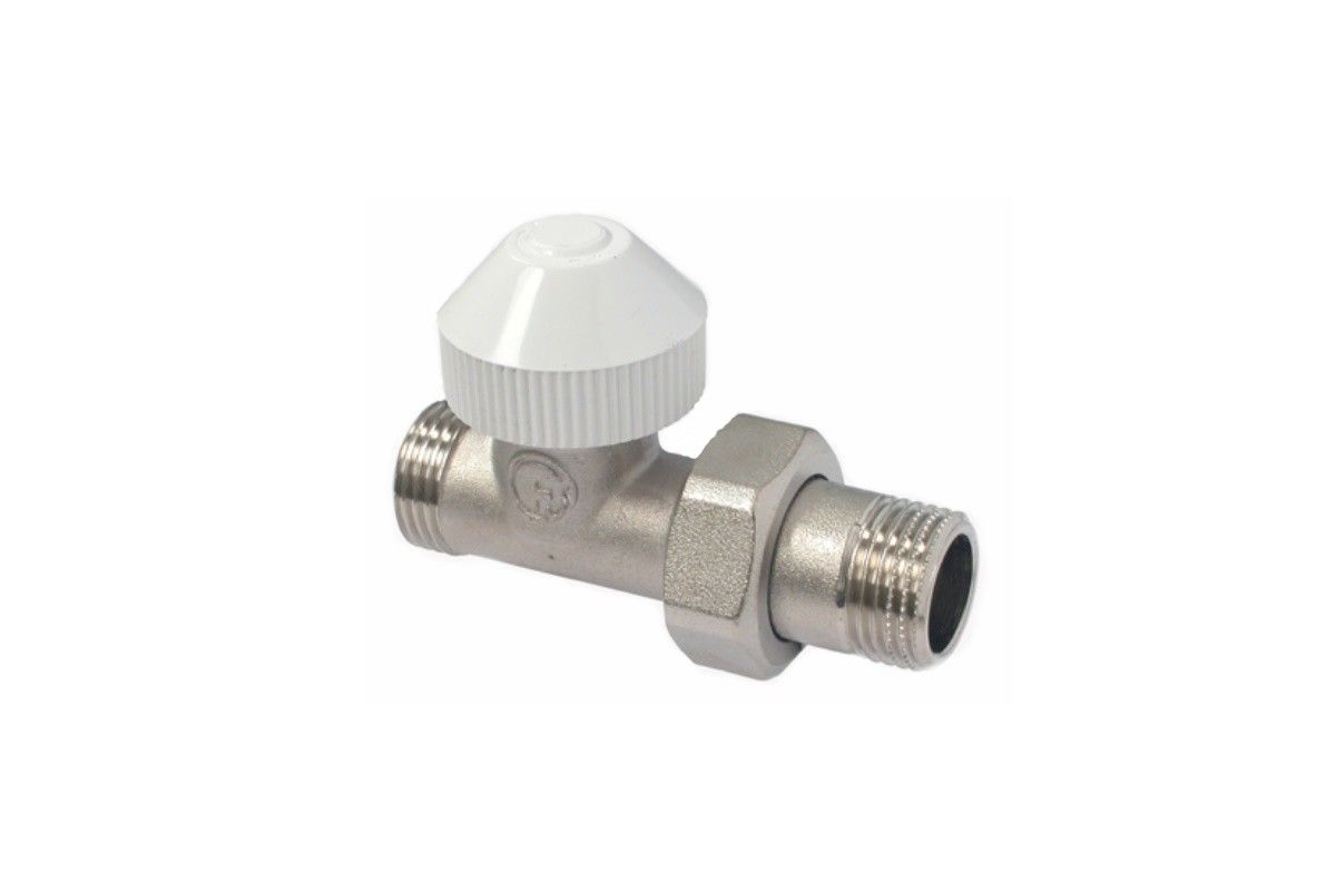VALVOLA TERMOSTATIZZABILE diritta TUBO rame multistrato  3/8"