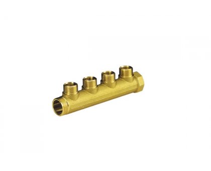 Collettore di DISTRIBUZIONE riscaldamento 4vie 3/4" x 1/2"