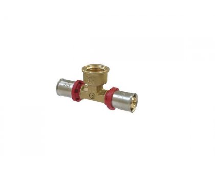TEE a Pressare uscita filetto Femmina 1/2"-16