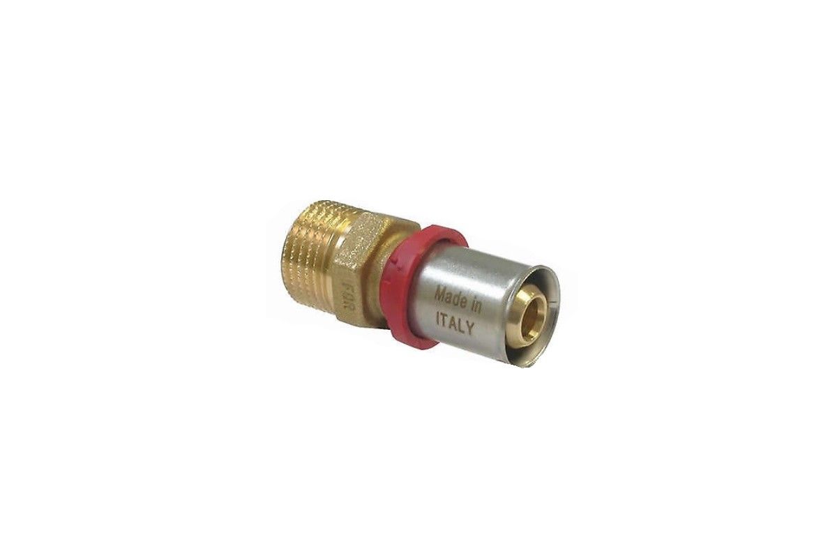 RACCORDO DIRITTO uscita filetto Maschio  3/4"-26