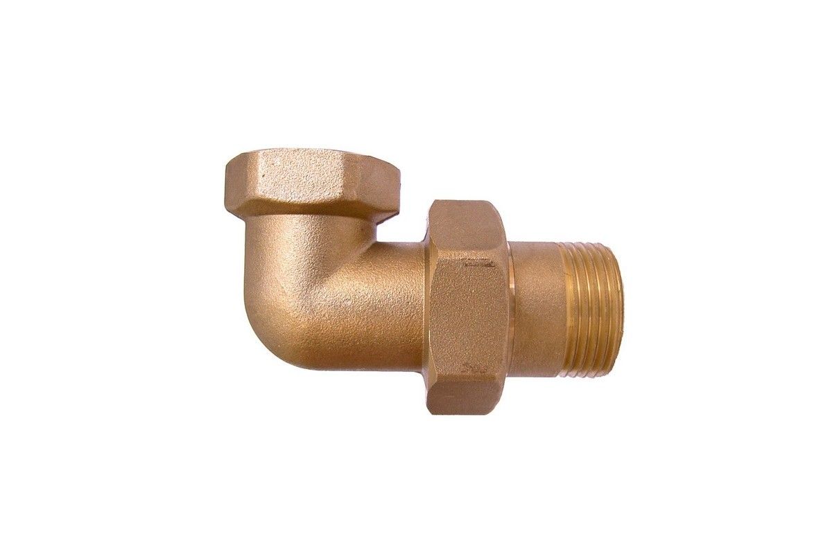 RACC. CURVO 3pezzi f/m  3/8"