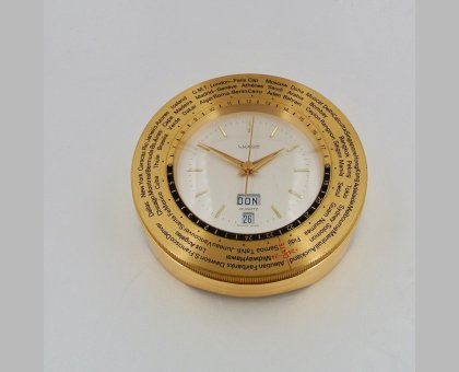 LUXOR orologio da tavolo in ottone