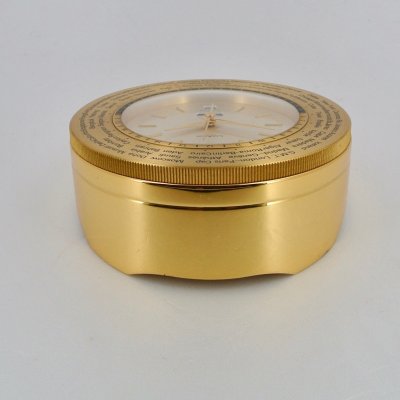 LUXOR orologio da tavolo in ottone