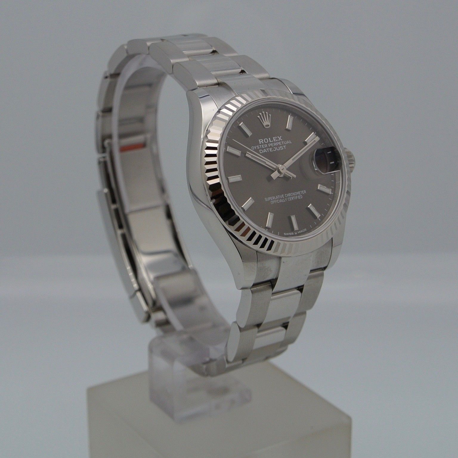 rolex datejust 41mm grey dial