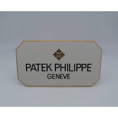 Patek Philippe targa ottone smaltata Vintage