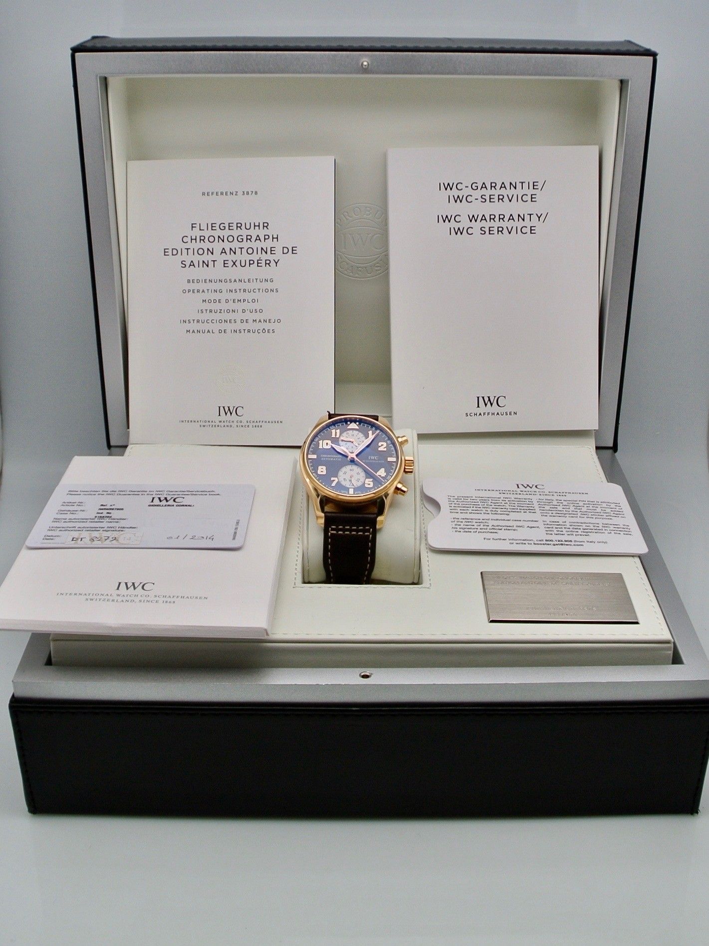 IWC Pilot Chronograph Antoine De Saint Exupery rose gold Limited edition