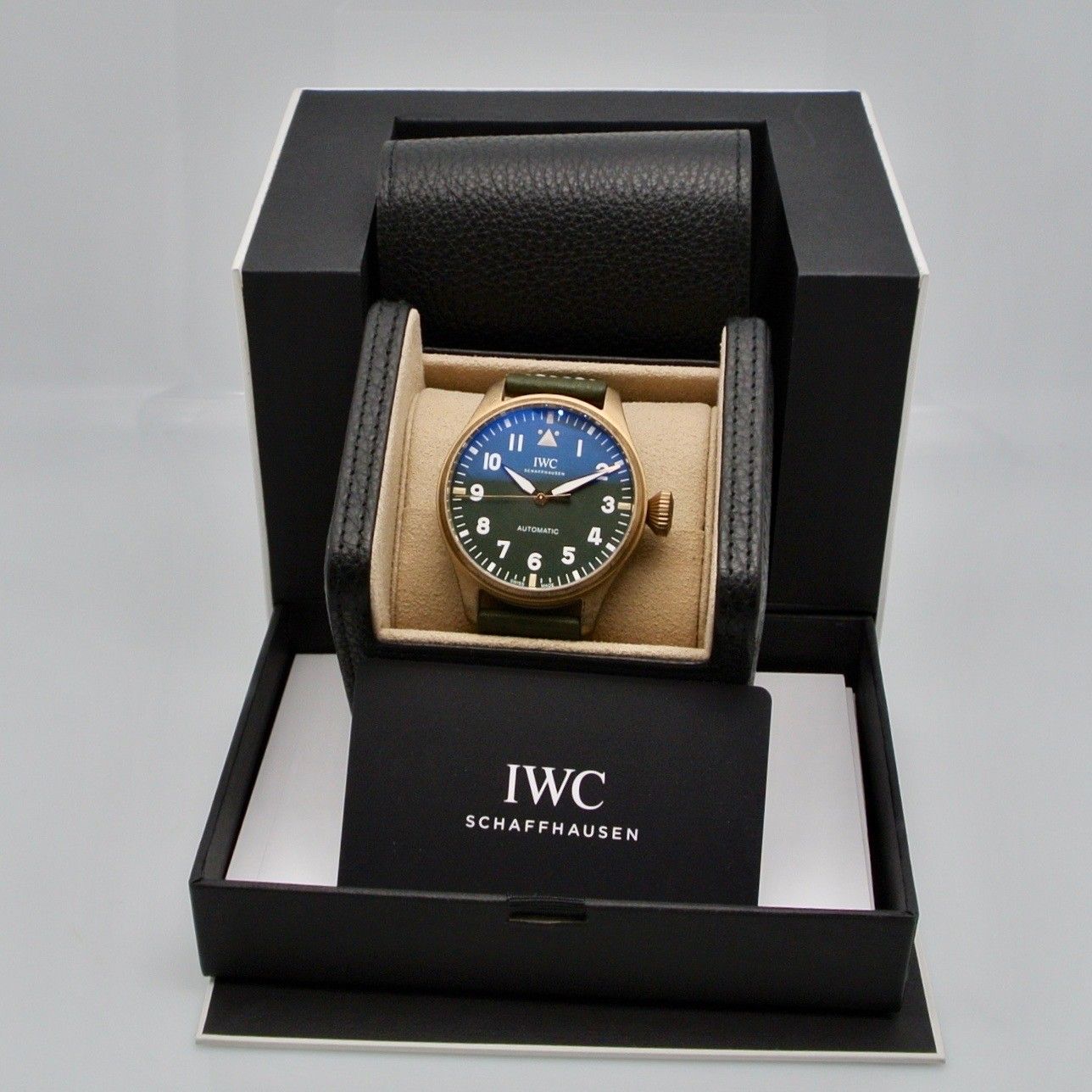 IWC Big Pilot Bronze vert dial