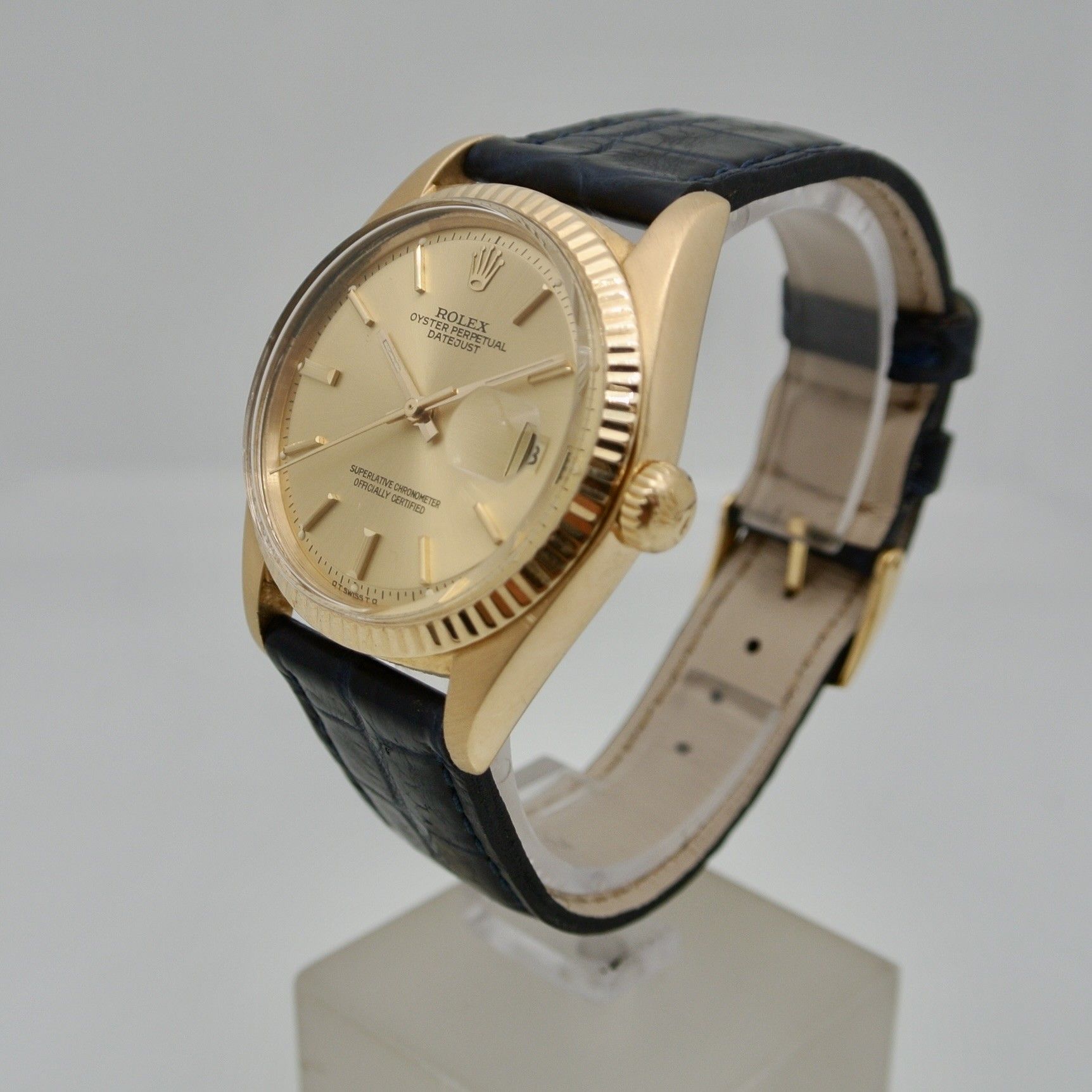 ROLEX DATEJUST 36 ORO VETROPLEXIGLASS