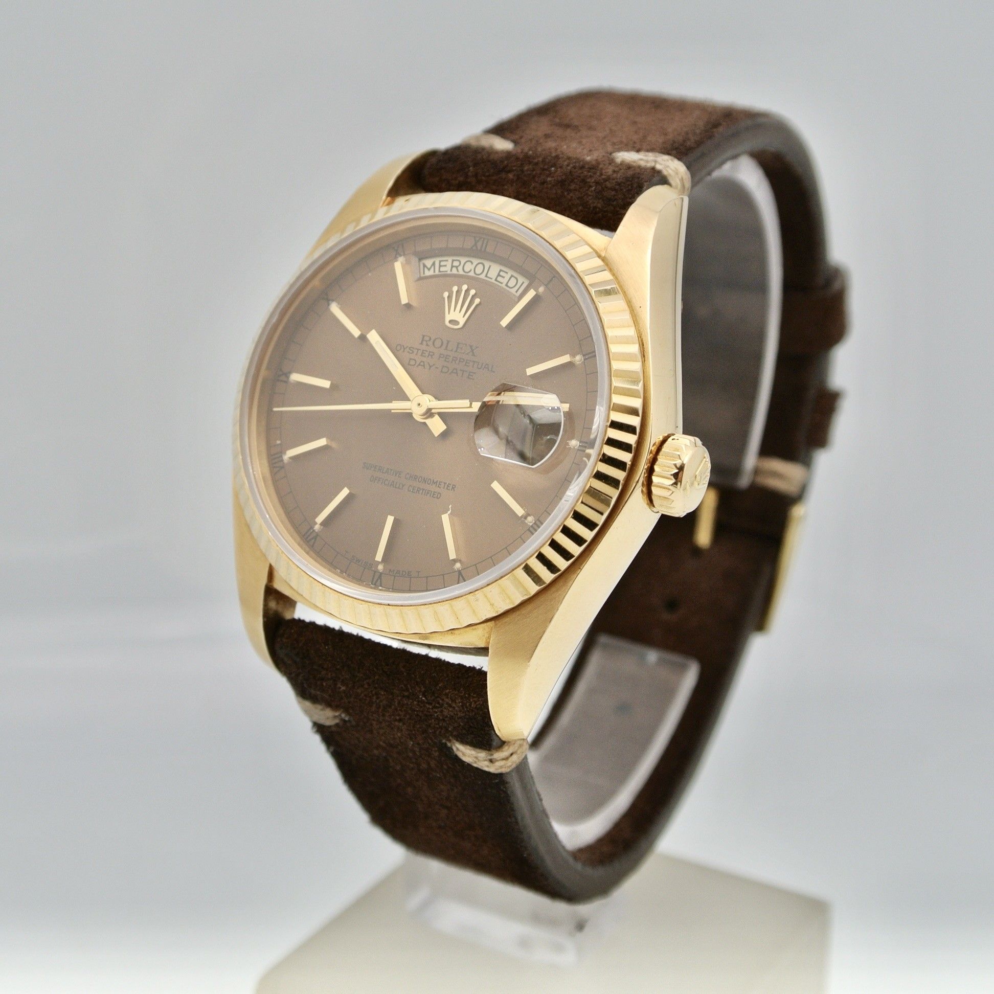 ROLEX DAYDATE BROW DIAL