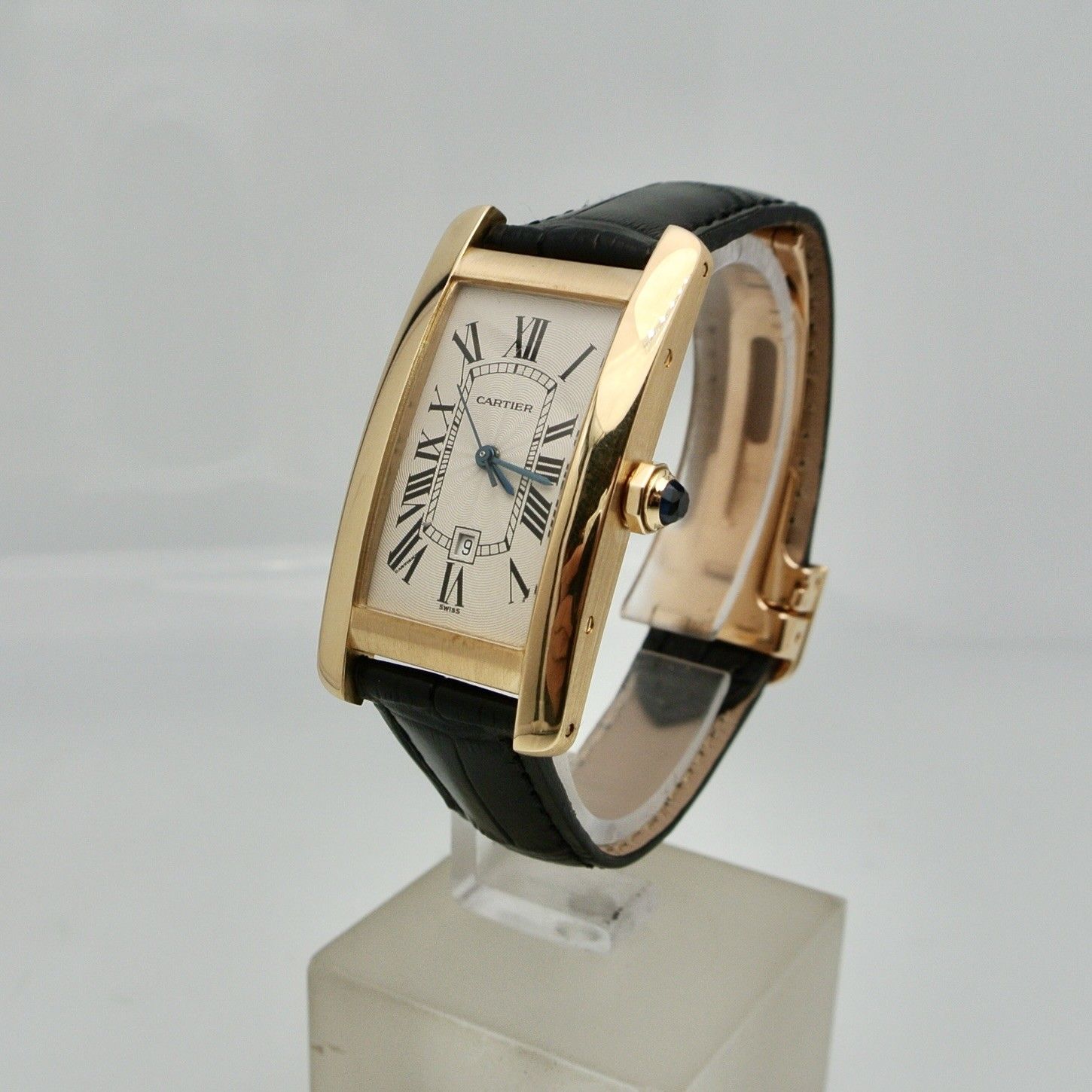 CARTIER TANK AMERICANE ORO GALLO MEDIA MISURA