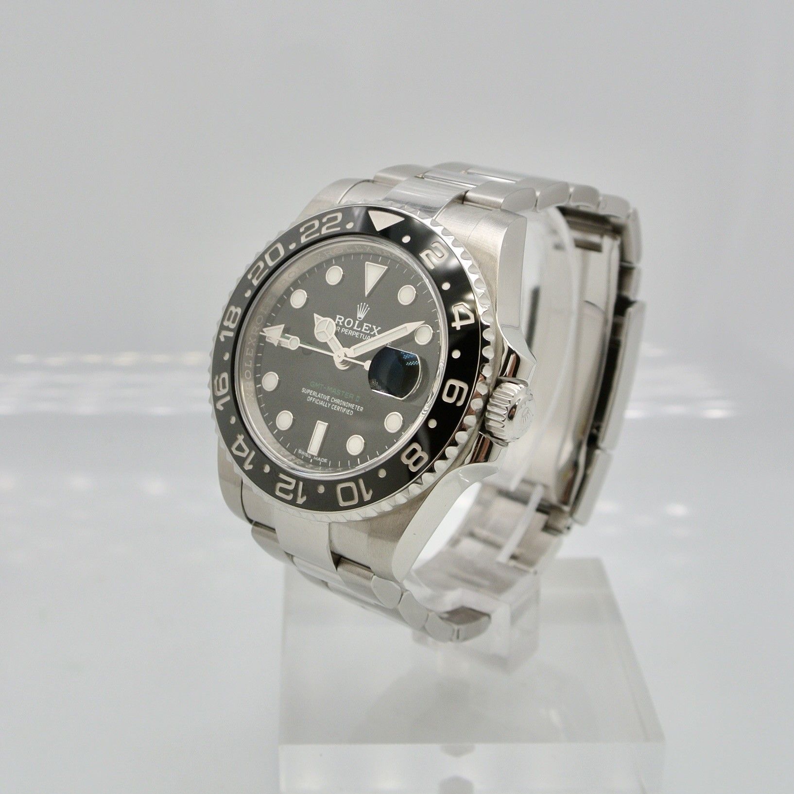 ROLEX GMT II 116710 NR GHIERA CERAMICA