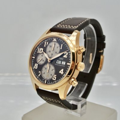 IWC PILOT ANTOINE ST EXUPERY CHRONO ORO ROSA
