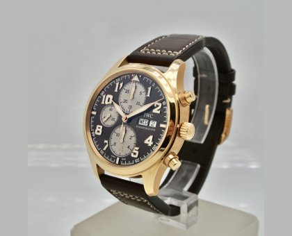 IWC PILOT ANTOINE ST EXUPERY CHRONO ORO ROSA