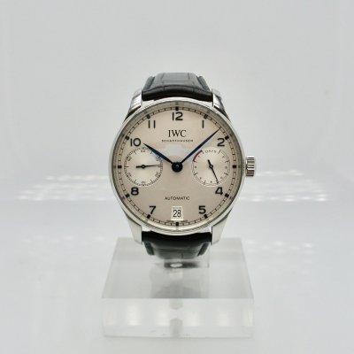 IWC PORTOGHESE 8 GG RISERVA DI CARICA ACCIAIO