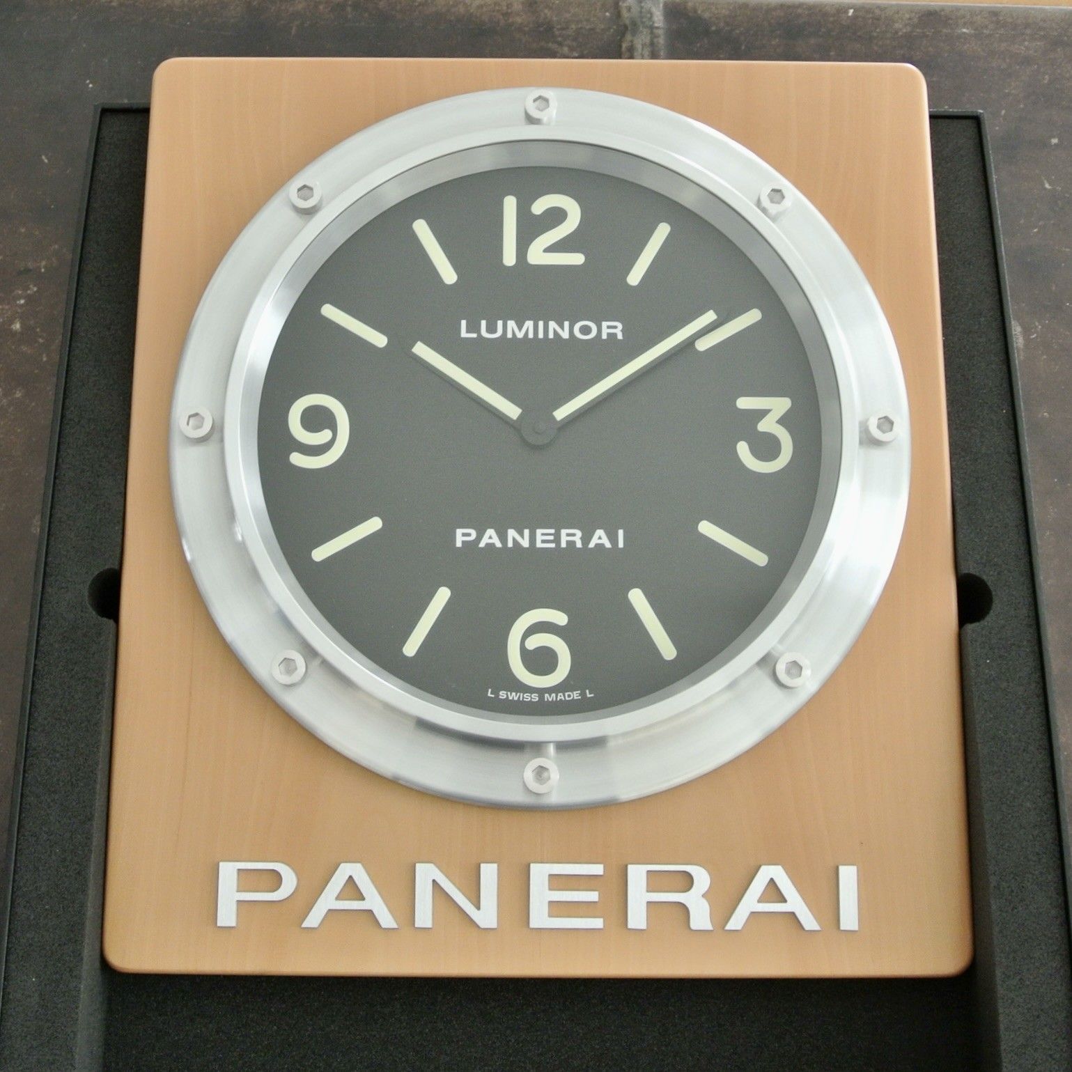                                                                                    PANERAI LUMINOR MARINA WALL CLOCK ROVERE BIG SIZE