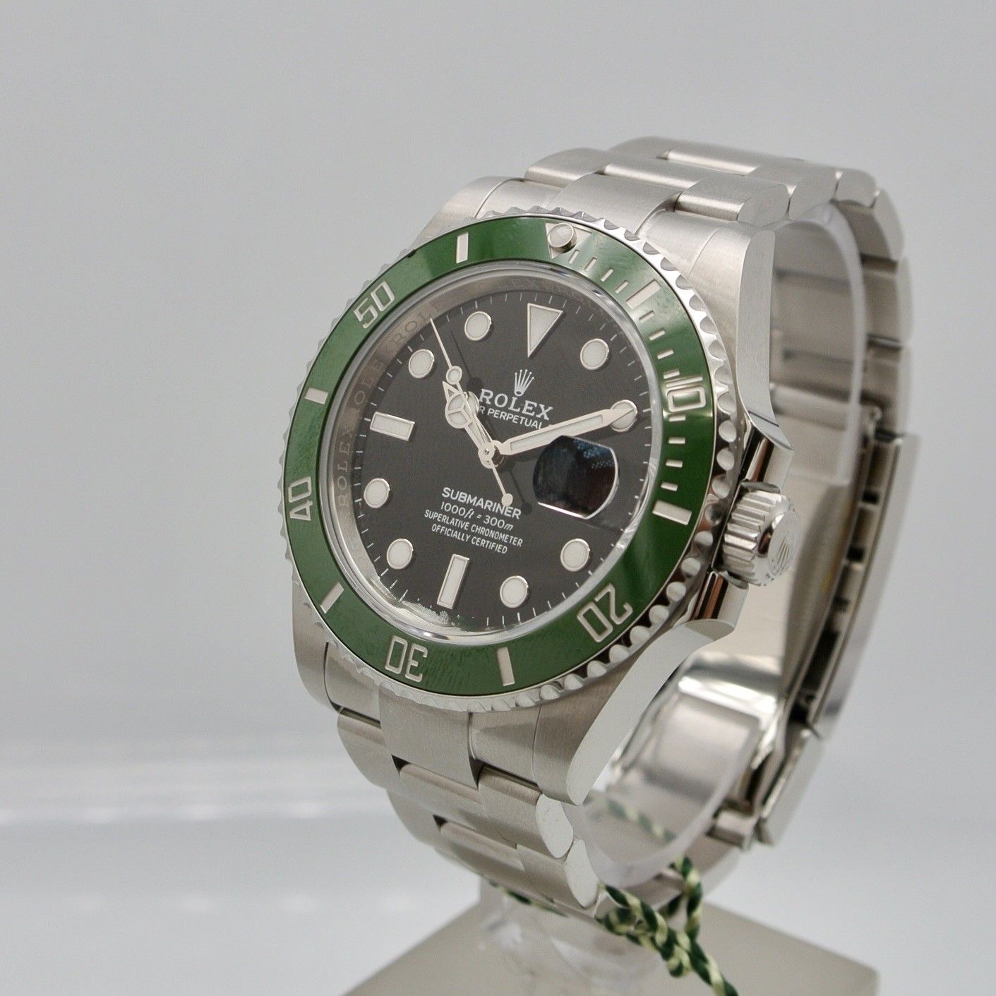 ROLEX SUBMARINER 41 GHIERA VERDE CERAMICA NEW
