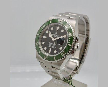 ROLEX SUBMARINER 41 GHIERA VERDE CERAMICA NEW