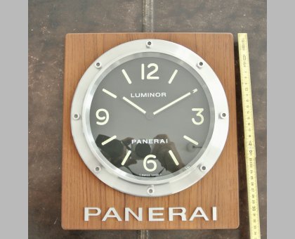 PANERAI LUMINOR WALL CLOCK MOGANO BIG SIZE
