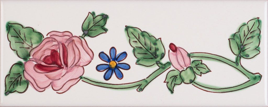 Listello Tralcio Fiori