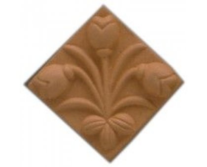 Tulipani Cotto Rilievo Diagonale