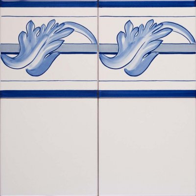 Settecento Blu Bordura