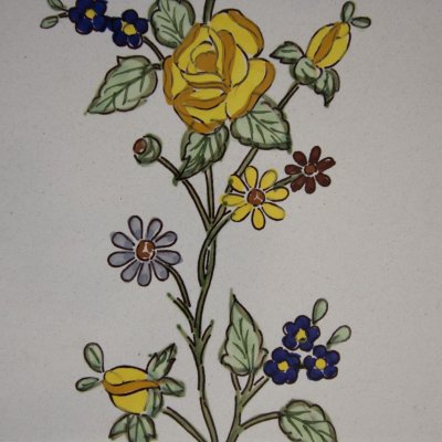 Tralcio Fiori Bordura