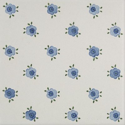 Country Blu Foglie Verdi