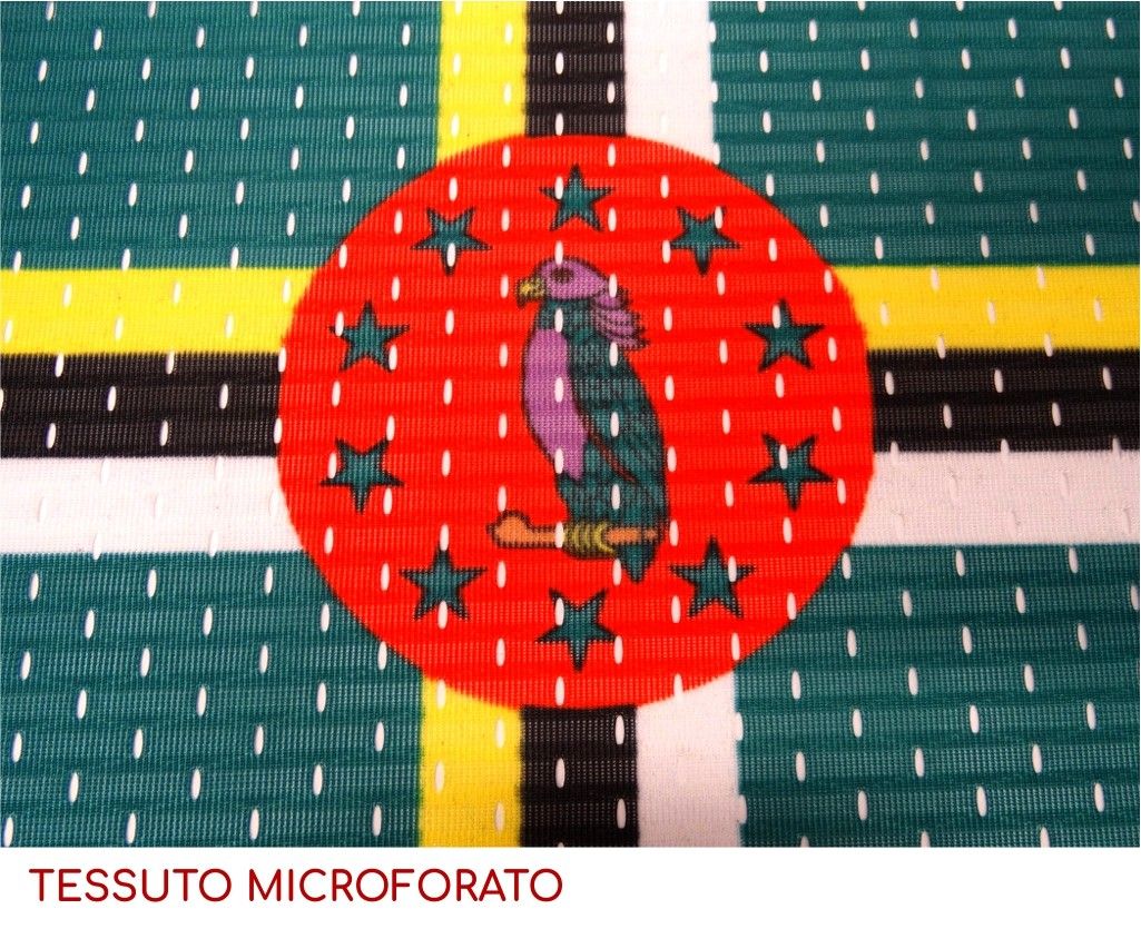 Bandiere Personalizzate Orizzontali - Tessuto Microforato 110 g/mq