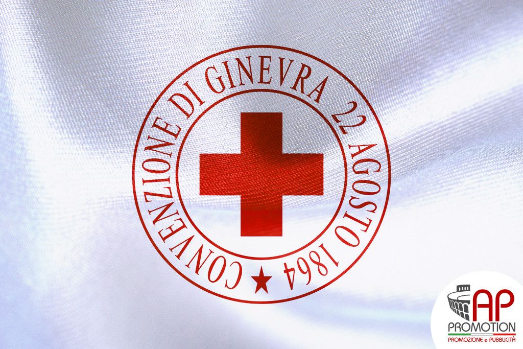 Bandiera Croce Rossa Convenzione di Ginevra
