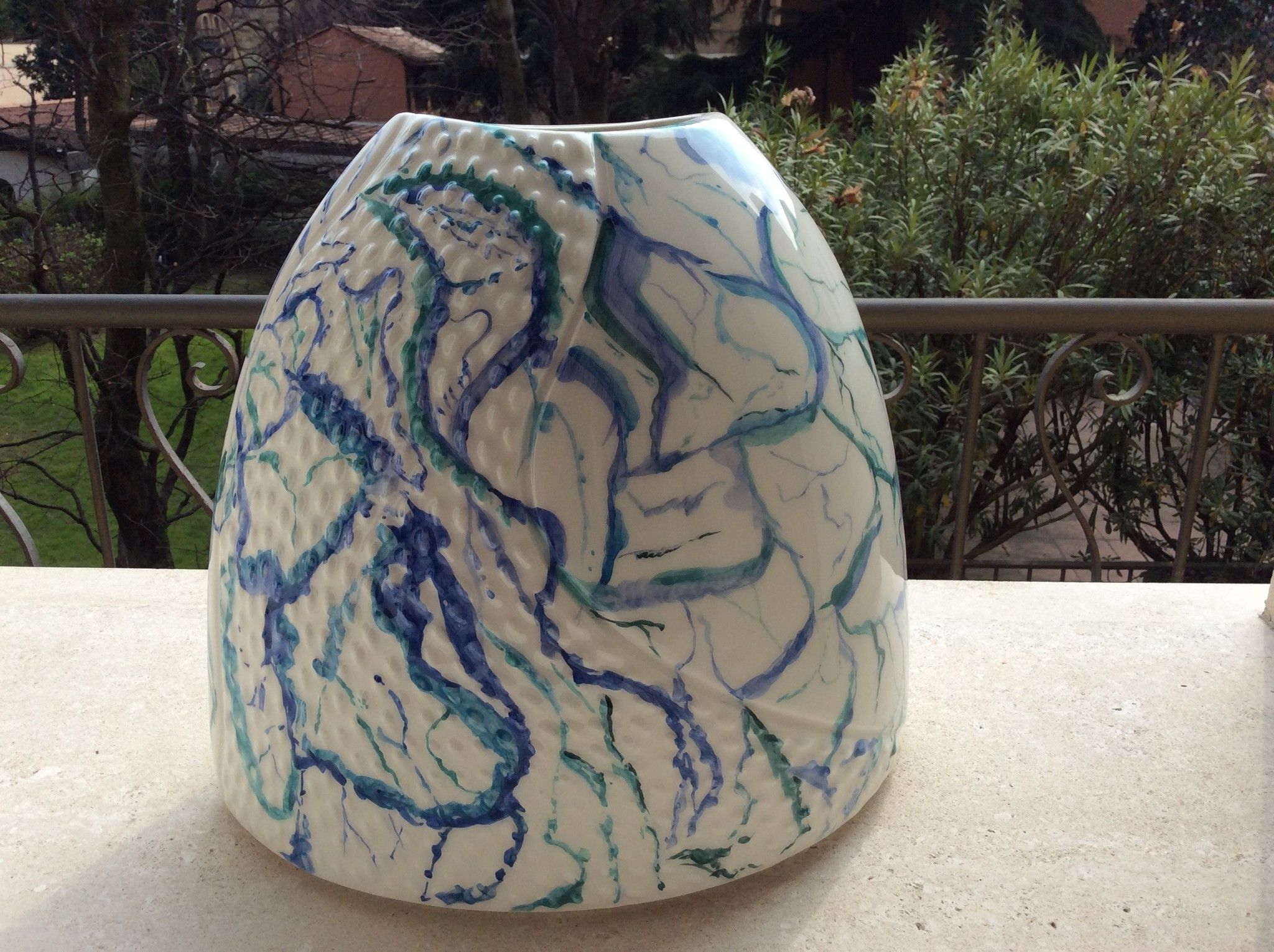 FURNISCHING ACCESSORY  KATIA BRUGNOLO  " SCHIUMA DEL MARE "  size   L 33 x H 35 x P 18 cm.