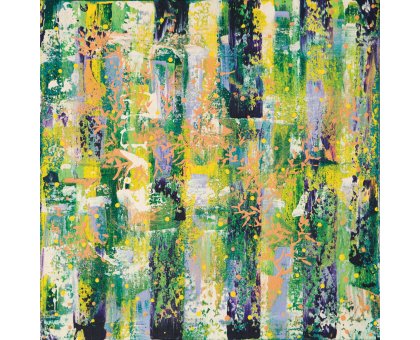 MIXED MEDIA FEOFEO ' LA DANZA DELLE FATE ' dimensioni L 80 x H 80 cm.