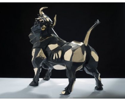 BRONZE SCULPTURE SABRINA FERRARI ' FURIOUS ' size L 34 x H 36 x P 17 cm.