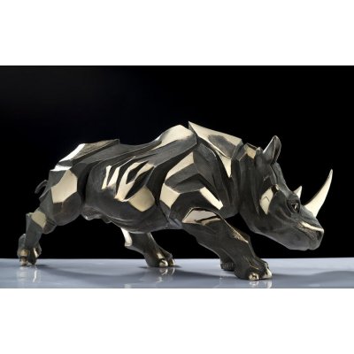 SCULTURA IN BRONZO SABRINA FERRARI ' DEEP IMPACT EXTREME' dimensioni L 58 x H 24,7 x P 27 cm.