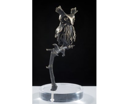SCULTURA IN BRONZO SABRINA FERRARI ' IL GIUDICE ' dimensioni L 28 x H 47 x P 23 cm.