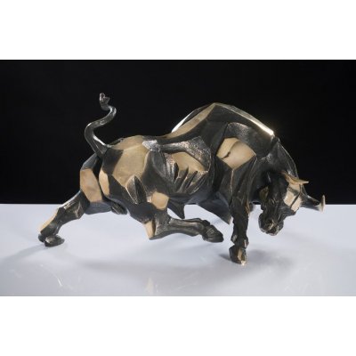 SCULTURA DI BRONZO SABRINA FERRARI ' POWERFUL 1 ' dimensioni L 29,5 x H 17,5 x P 21 cm.